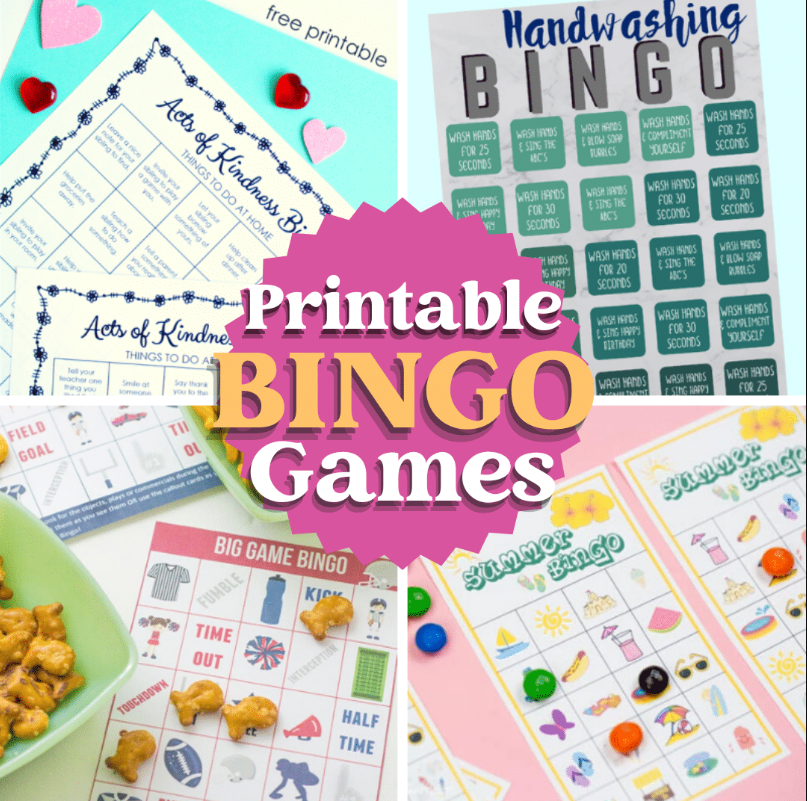 30+ Free Printable Bingo Games