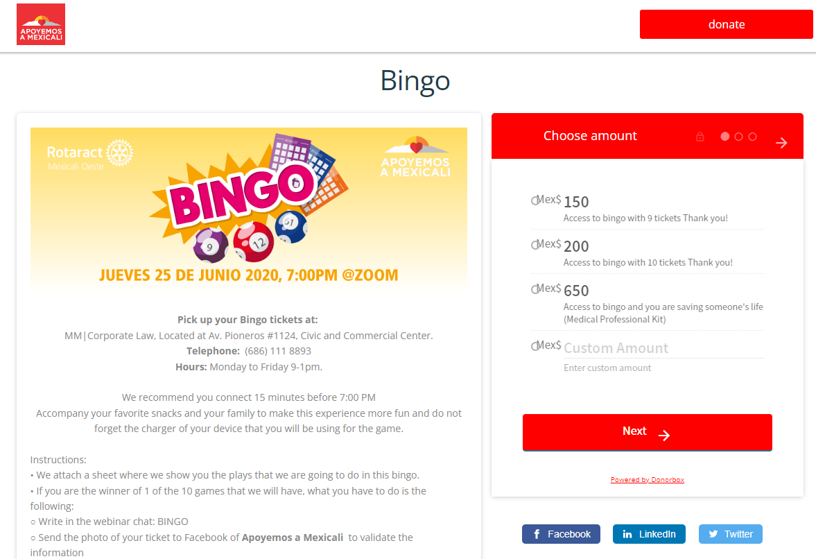 Bingo Fundraising