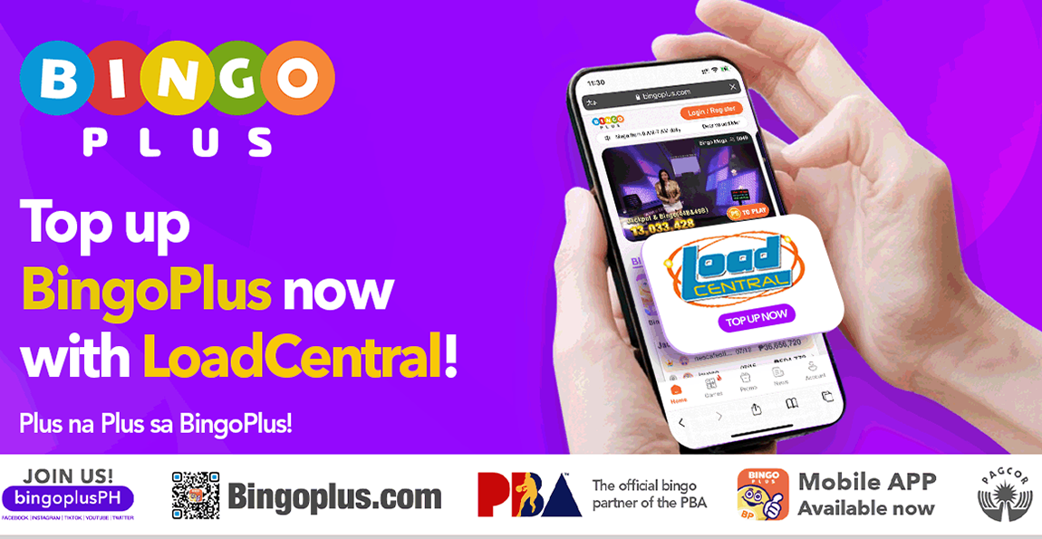 BINGO PLUS IS NOW AVAILABLE ON LOADCENTRAL