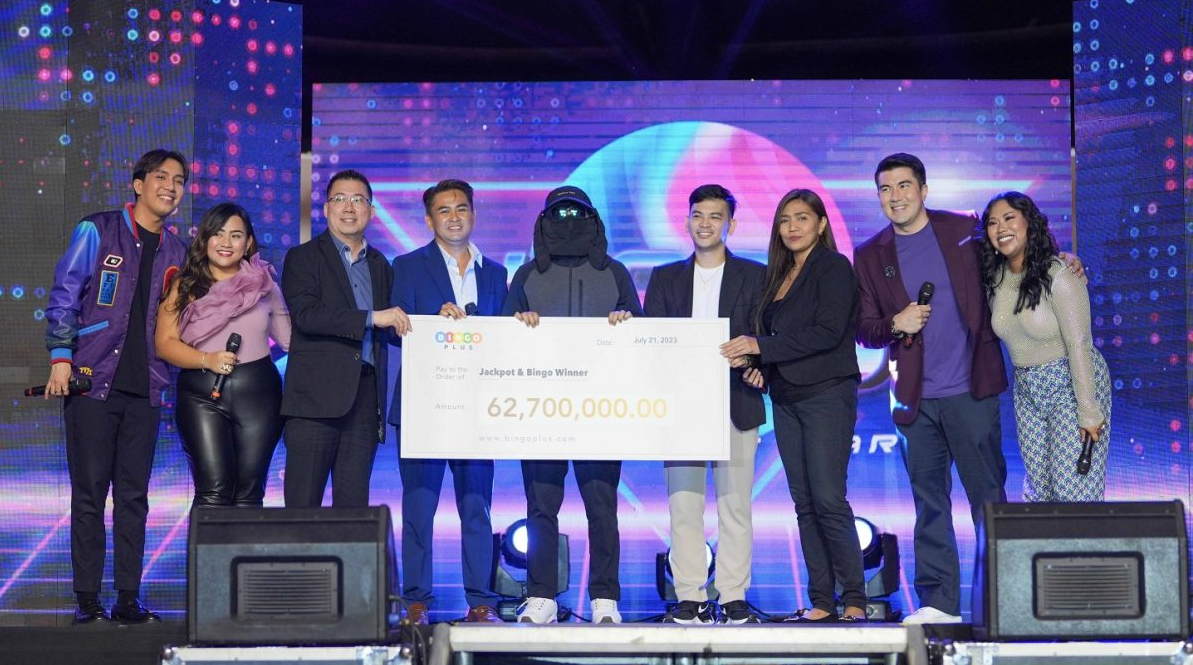 BingoPlus awards biggest jackpot prize of 62 million to lone winner at BingoPlus